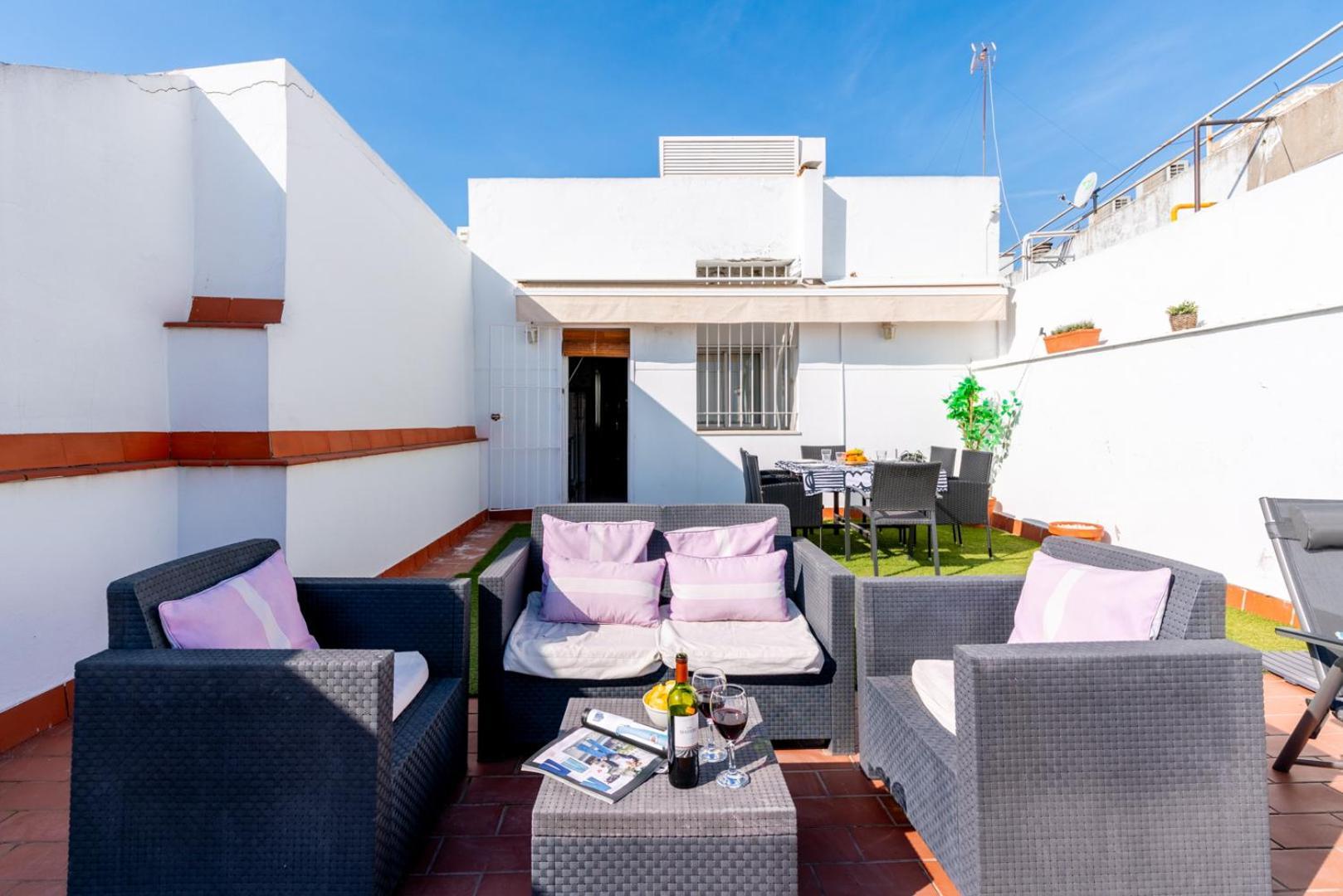 Atgr Luminoso Atico Con Terraza, Calle Antonia Diaz Sevilla Eksteriør billede